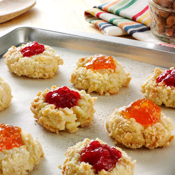 Fisher Nuts Recipe Almond Thumbprint Cookies